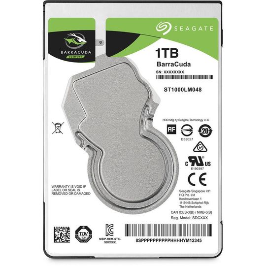 Seagate 7mm 1TB 2.5" SATA HDD