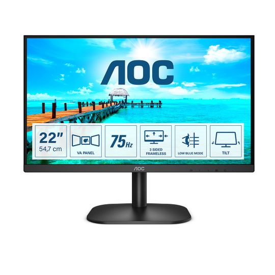 AOC 22B2H HDMI/VGA 21.5" VA FHD