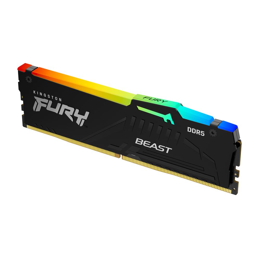 Kingston Fury Beast RGB 16GB (1x16GB) DDR5-5600 CL36 svart
