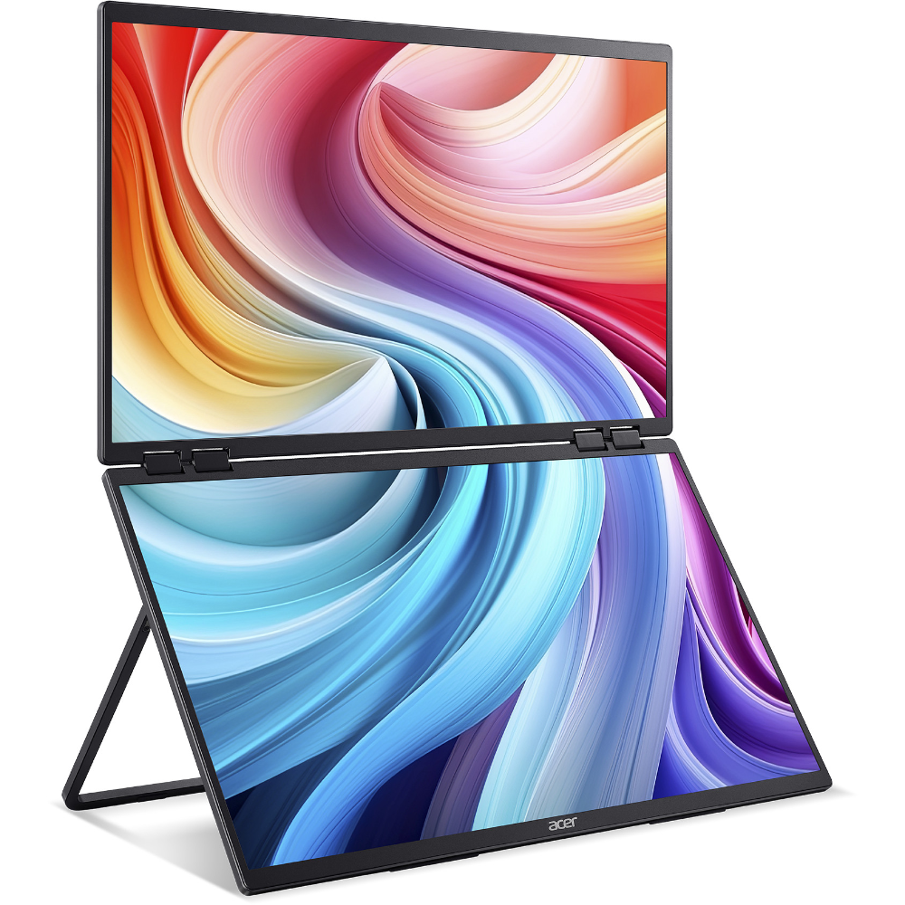 Acer PD243Y 2x Foldable Dual Screen 24" IPS FHD 100Hz