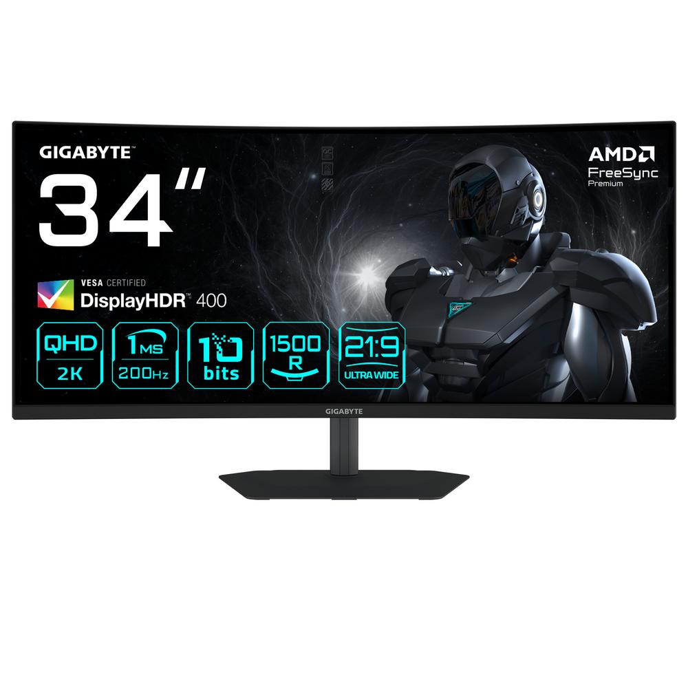 Gigabyte G34WQC2 34" VA UWQHD 200Hz 21:9 Curved